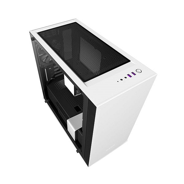 NZXT H400 con ventana blanca  negra  Caja