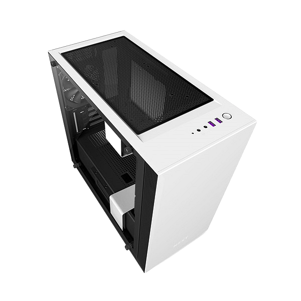 NZXT H400 con ventana blanca  negra  Caja