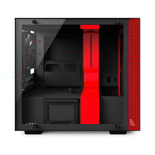 NZXT H200i con ventana negra  rojo  Caja