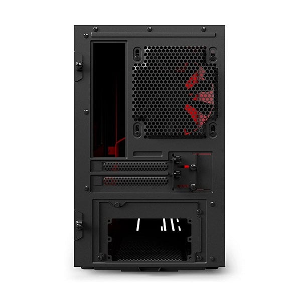 NZXT H200i con ventana negra  rojo  Caja