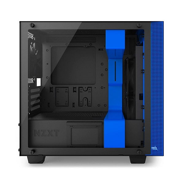 NZXT H400i con ventana negra  azul  Caja