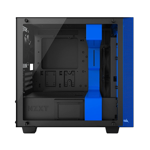 NZXT H400i con ventana negra  azul  Caja