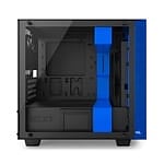NZXT H400i con ventana negra  azul  Caja