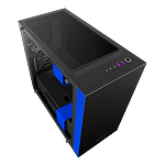 NZXT H400i con ventana negra  azul  Caja