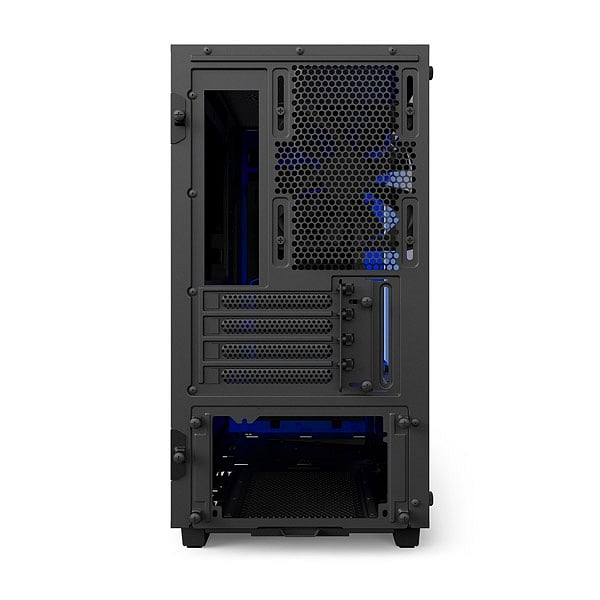 NZXT H400i con ventana negra  azul  Caja