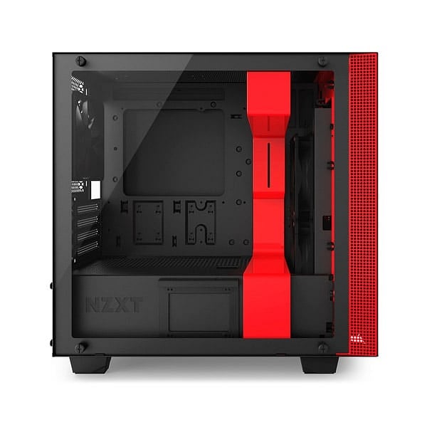 NZXT H400i con ventana negra  roja  Caja