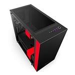 NZXT H400i con ventana negra  roja  Caja