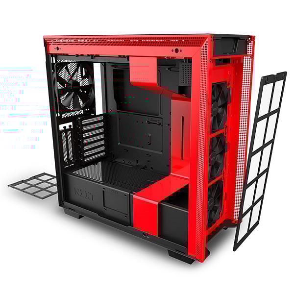 NZXT H710 EATX Negra Roja  Caja