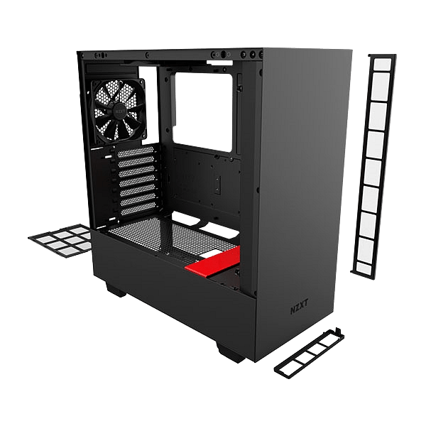 NZXT H510 ATX Negra Roja  Caja