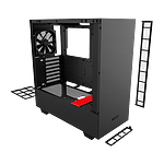 NZXT H510 ATX Negra Roja  Caja
