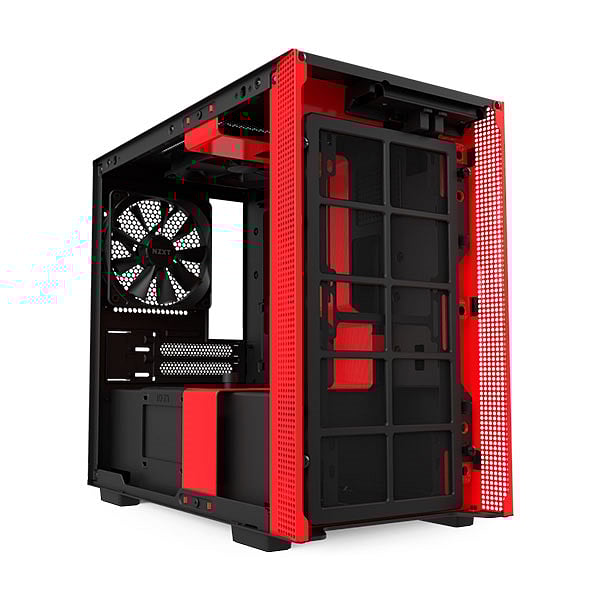 NZXT H210i mITX RGB Negra Roja  Caja