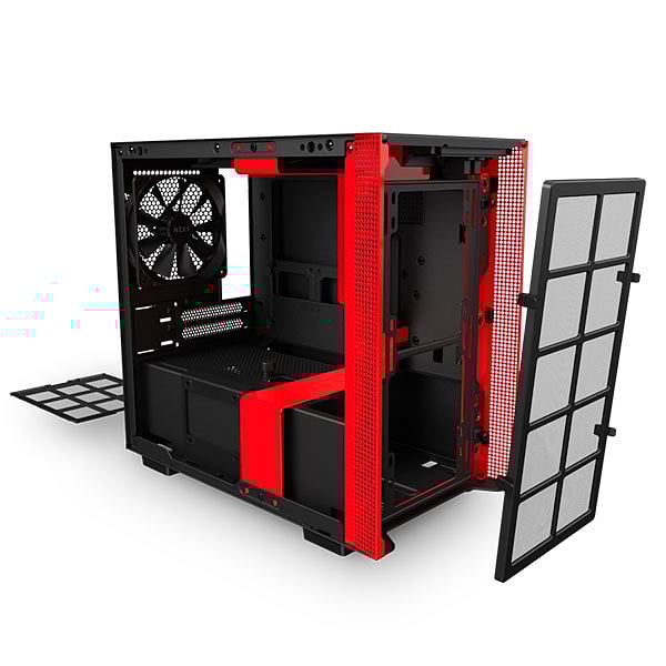 NZXT H210i mITX RGB Negra Roja  Caja