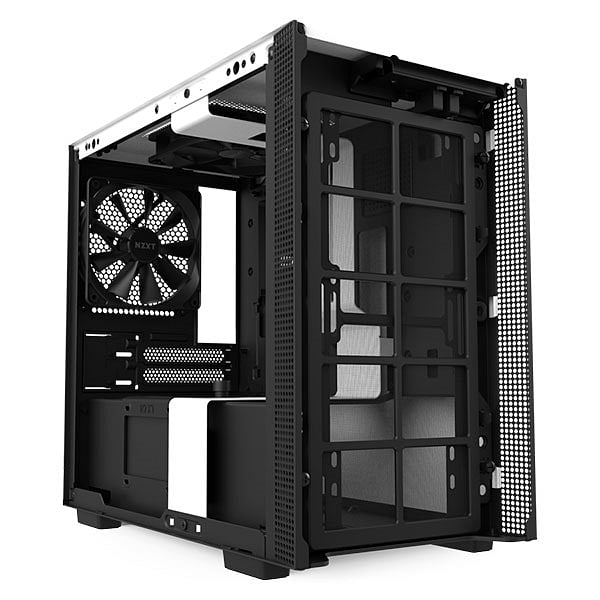 NZXT H210i mITX RGB Negra Blanca  Caja