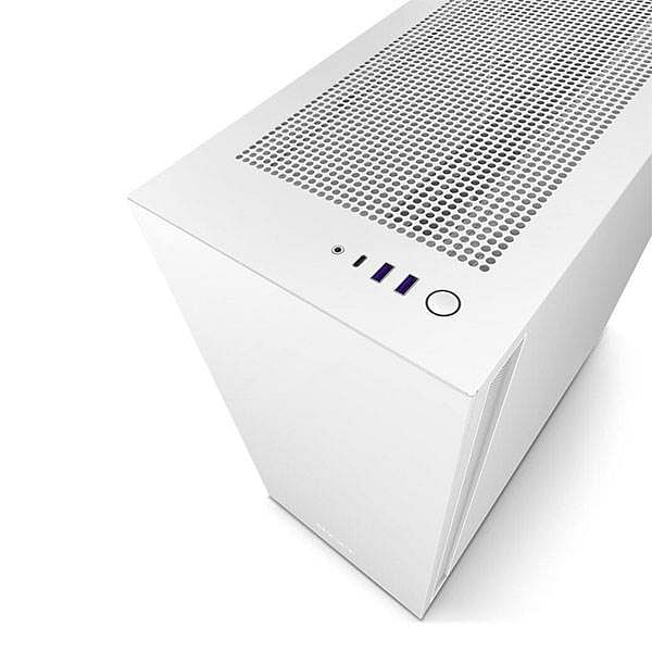 NZXT H7 White  Caja