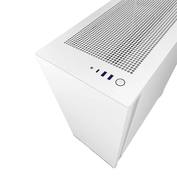 NZXT H7 White  Caja