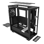 NZXT H7 Black  White  Caja