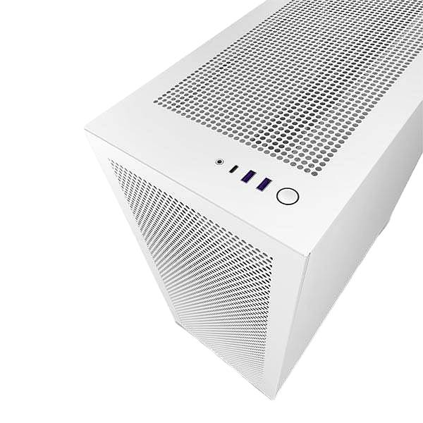 NZXT H7 Flow White  Caja
