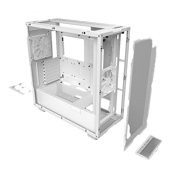 NZXT H7 Flow White  Caja