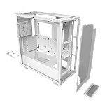 NZXT H7 Flow White  Caja