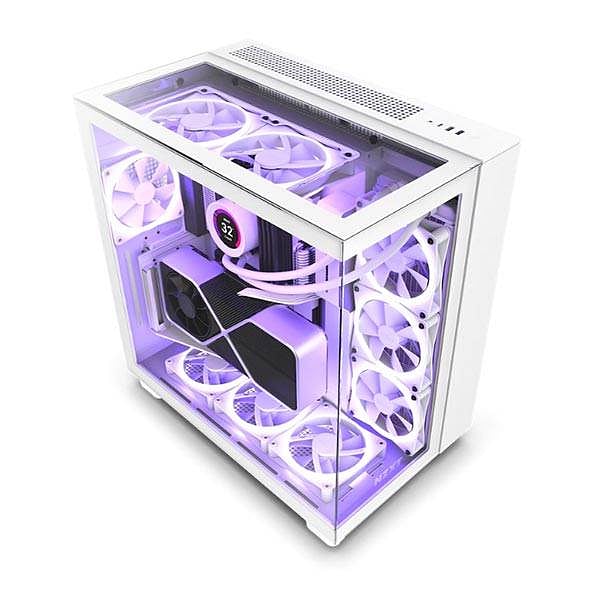NZXT H9 Elite White ATX  Caja