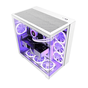 NZXT H9 Flow White ATX  Caja