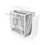 NZXT H7 Flow RGB  Caja ATX Cristal templado Blanca