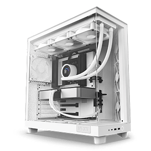 NZXT H6 Flow   Caja ATX Cristal templado Blanca