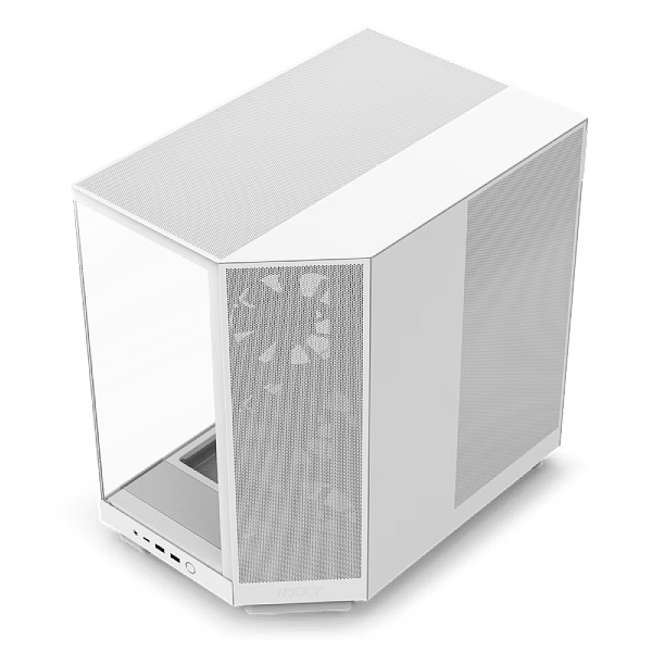 NZXT H6 Flow   Caja ATX Cristal templado Blanca