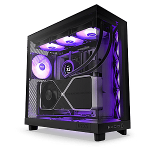 NZXT H6 Flow RGB  Caja ATX Cristal templado Negra