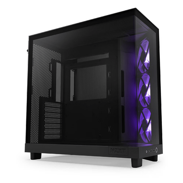 NZXT H6 Flow RGB  Caja ATX Cristal templado Negra