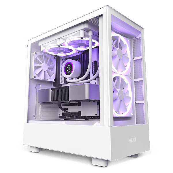 NZXT H5 Elite  Caja ATX Cristal templado Blanca