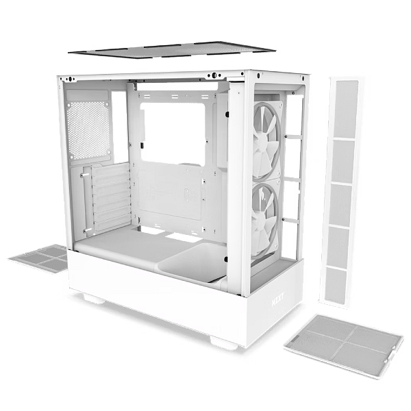NZXT H5 Elite  Caja ATX Cristal templado Blanca