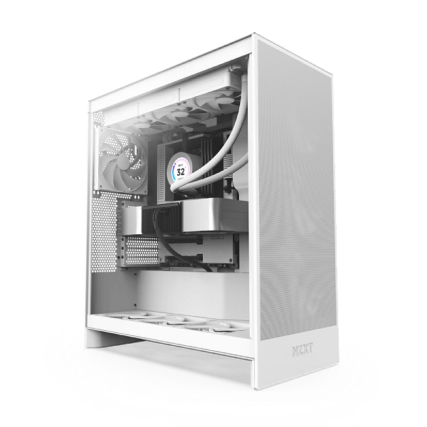 NZXT H7 Flow  Caja ATX Blanca Cristal templado