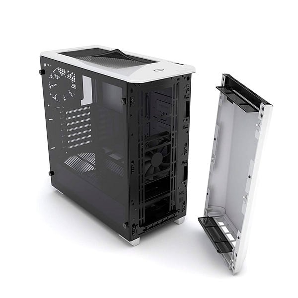 Phanteks Eclipse P400 ATX blanca cristal templado  Caja