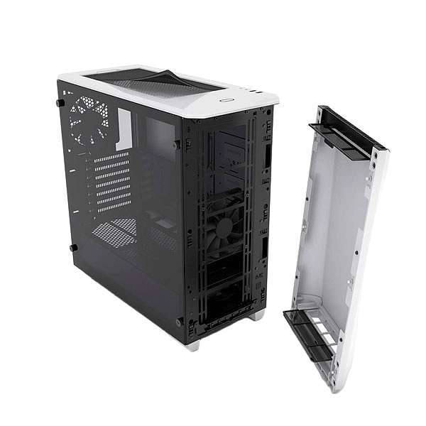 Phanteks Eclipse P400 ATX blanca cristal templado  Caja