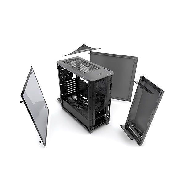Phanteks Eclipse P400S ATX cristal templado gris  Caja