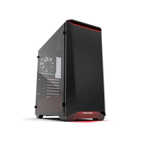 Phanteks Eclipse P400S ATX TG negra roja  Caja