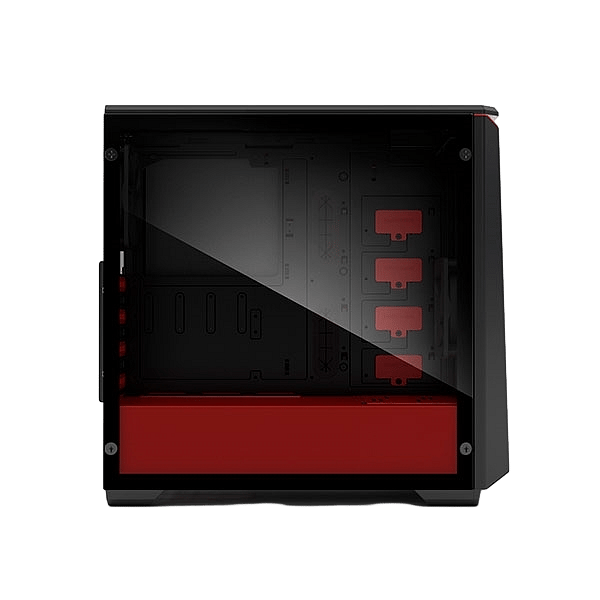 Phanteks Eclipse P400S ATX TG negra roja  Caja