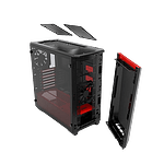 Phanteks Eclipse P400S ATX TG negra roja  Caja
