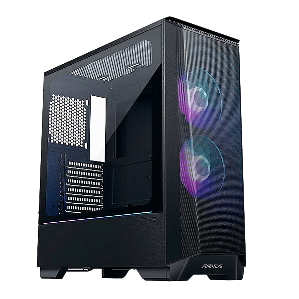 Phanteks Eclipse P360A ARGB Cristal Templado USB 30 Negra  Caja