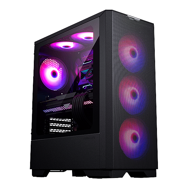 Phanteks Eclipse G300 Air DRGB 3F ATX Black  Caja