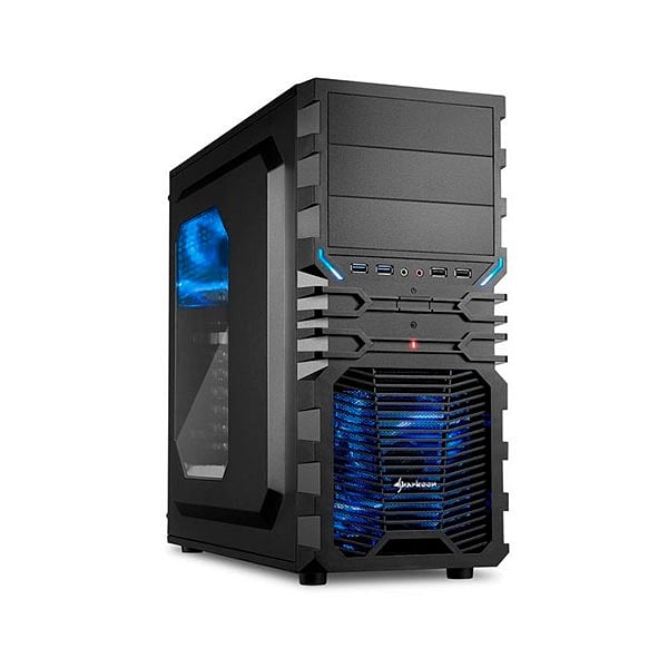 Sharkoon VG4W negra azul  Caja