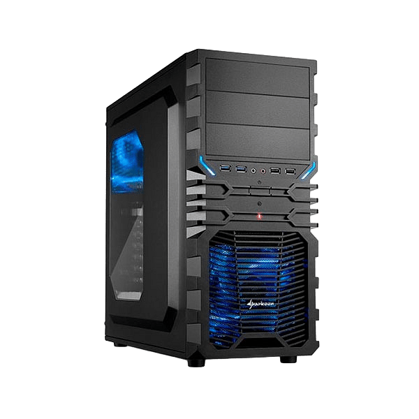 Sharkoon VG4W negra azul  Caja
