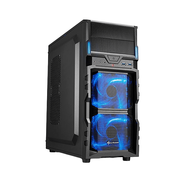 Sharkoon VG5V negra azul  Caja