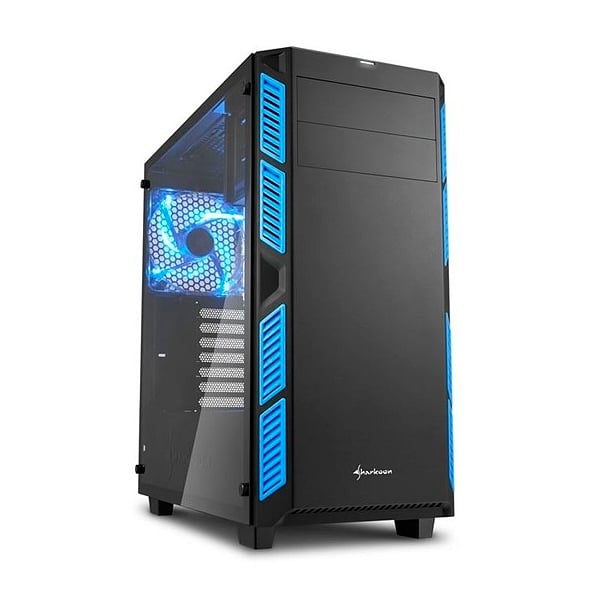 Sharkoon AI7000 negra azul  Caja