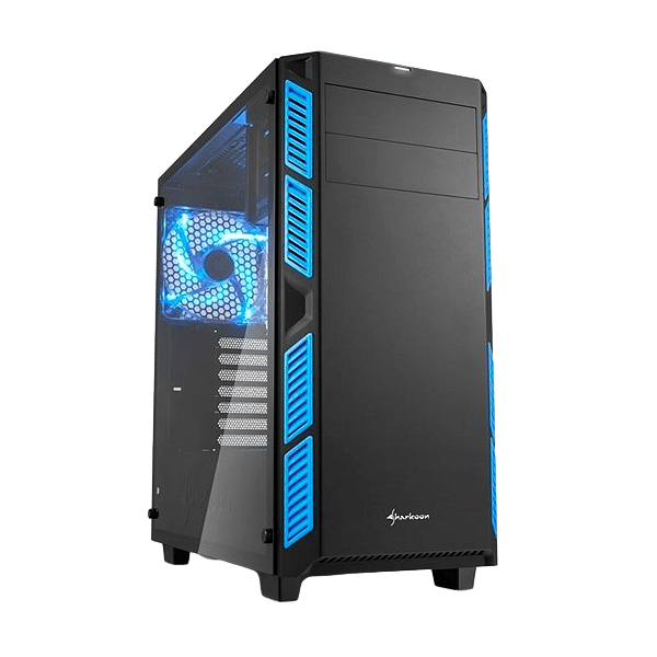 Sharkoon AI7000 negra azul  Caja