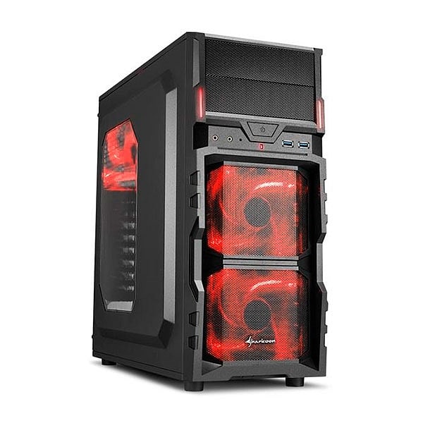 Sharkoon VG5W negra roja  Caja