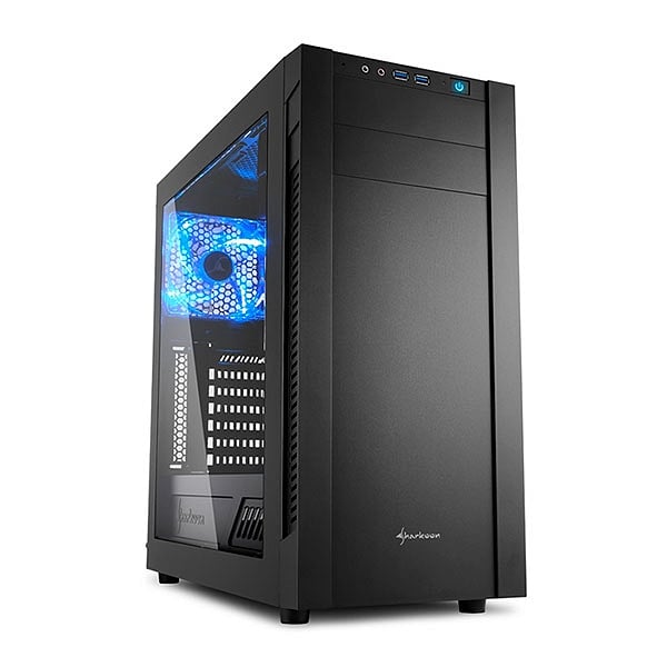 Sharkoon S25W negra  Caja