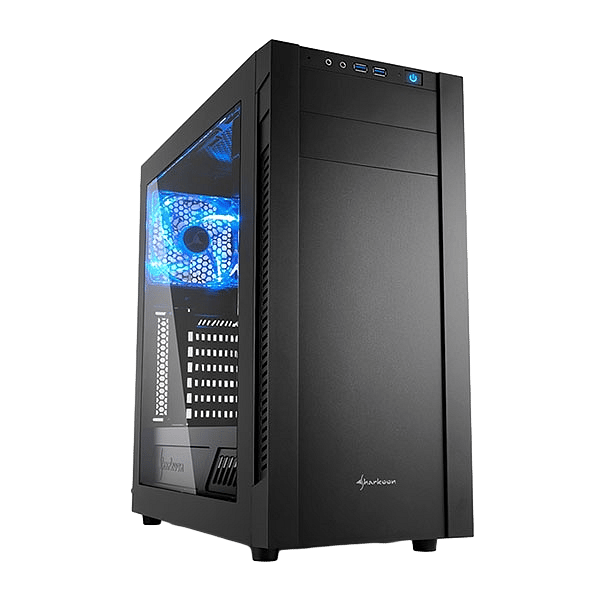 Sharkoon S25W negra  Caja
