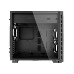 Sharkoon Night Shark Red ATX sin ventiladores  Caja